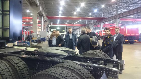 Представители АК «АЛРОСА» посетили ООО «ИВЕКО-АМТ».