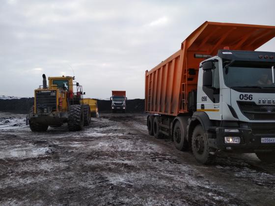 Углевозы IVECO-AMT приступили к работе.